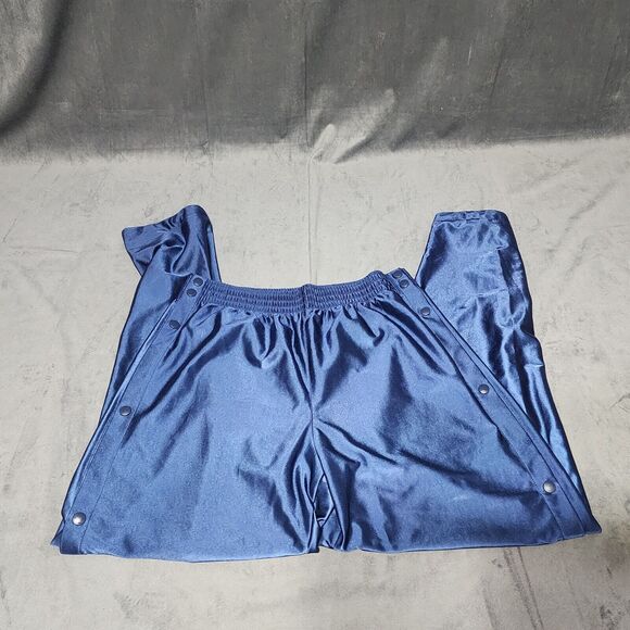 Vintage Nike Tearaway Black Basketball Snap Rip Off Swoosh Basketball Pant Sz M - Picture 3 of 11